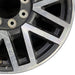 20" FORD F250SD PICKUP 17 20x8 aluminum TPMS 16 spoke 8 split spoke machined - Close-Up Detail