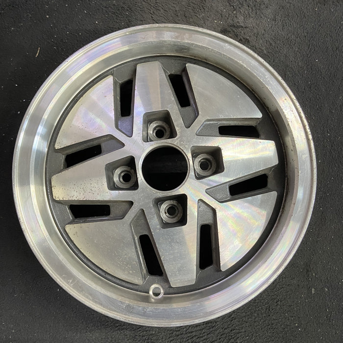 14" 280ZX 79-83 14x5.5 Original OEM Wheel Rim - Angle View