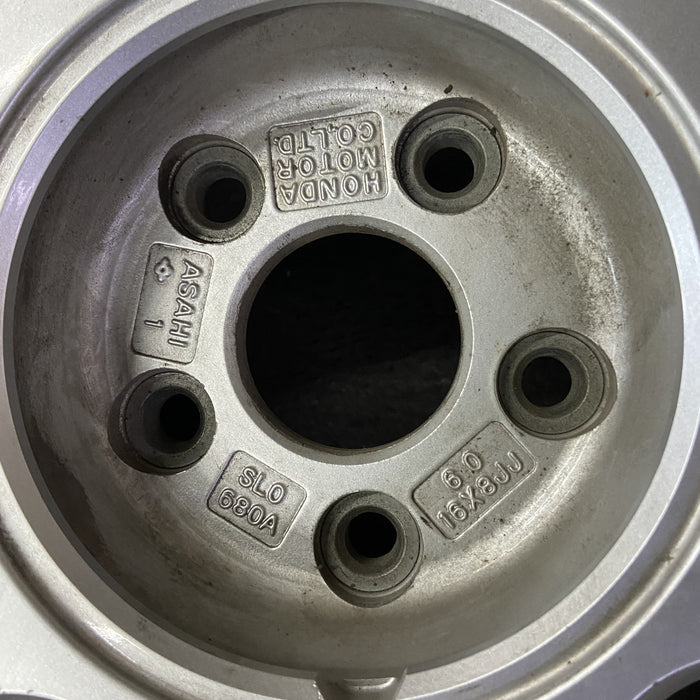 16" NSX 91-93 16x8 Original OEM Wheel Rim - Back View