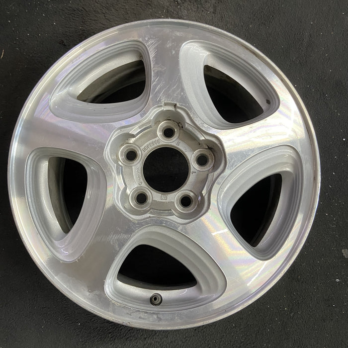 16" MONTE CARLO 00 16x6.5, aluminum, 5 slot Original OEM Wheel Rim - Angle View