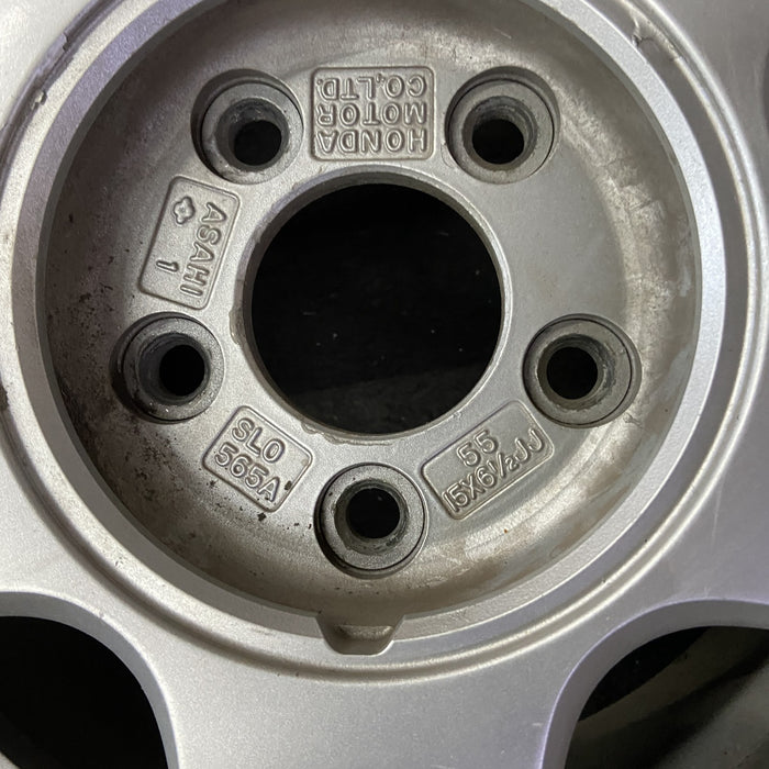 15" NSX 91-93 15x6.5 Original OEM Wheel Rim - Back View