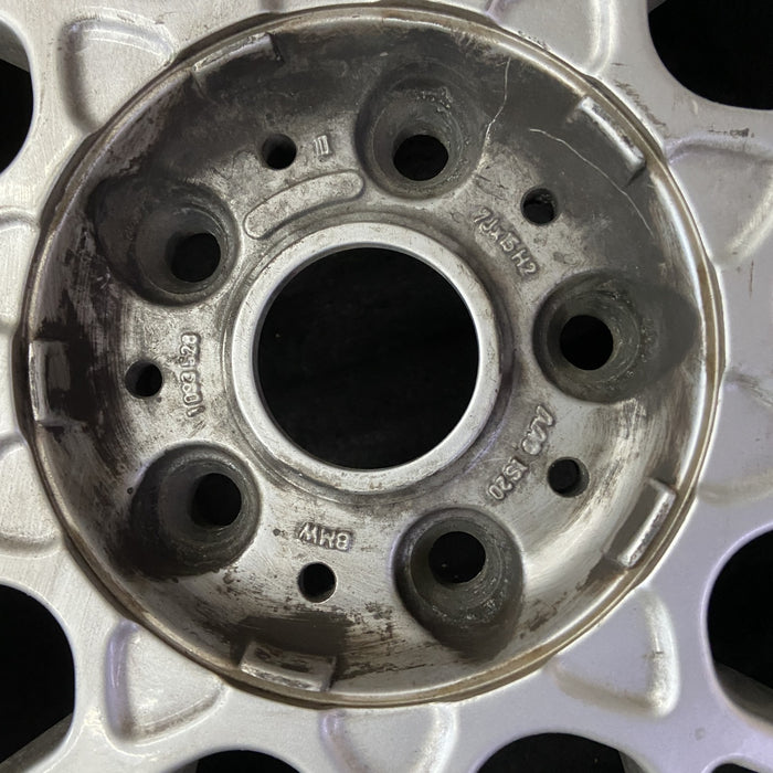 15" BMW 528i 97-00 15x7, alloy, web design Original OEM Wheel Rim - Back View