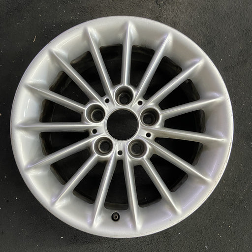 16" BMW 525i 01-03 16x7 , 15 spoke, rounded outer edge Original OEM Wheel Rim - Angle View