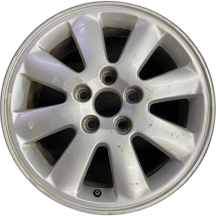 16" CAMRY 02-05 16x6.5, alloy, 8 spoke Original OEM Wheel Rim - Front View