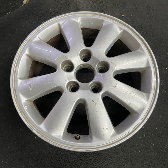 16" CAMRY 02-05 16x6.5, alloy, 8 spoke Original OEM Wheel Rim - Side Profile