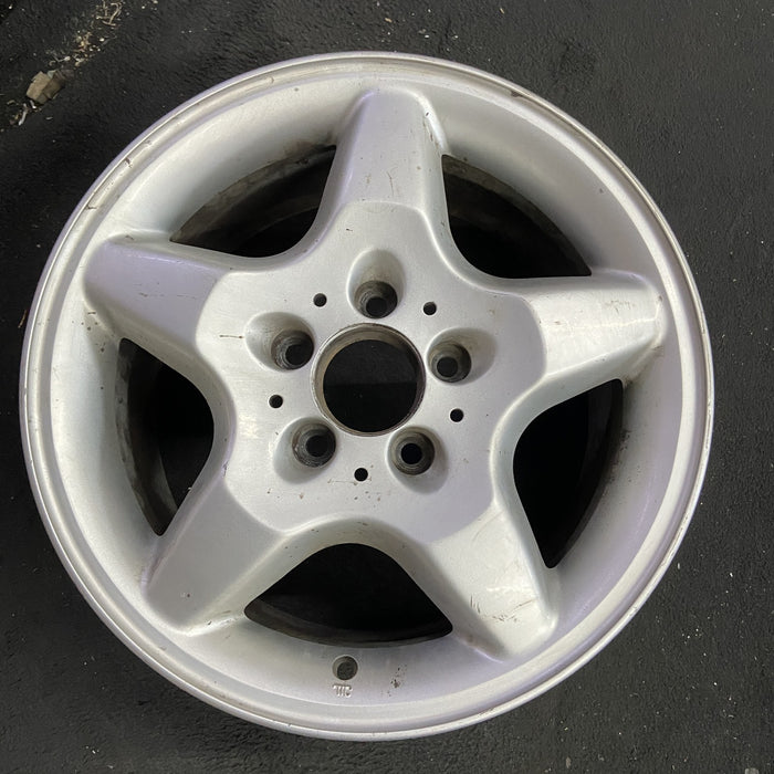 16" MERCEDES ML-CLASS 98 163 Type; , 16x8 Original OEM Wheel Rim - Angle View