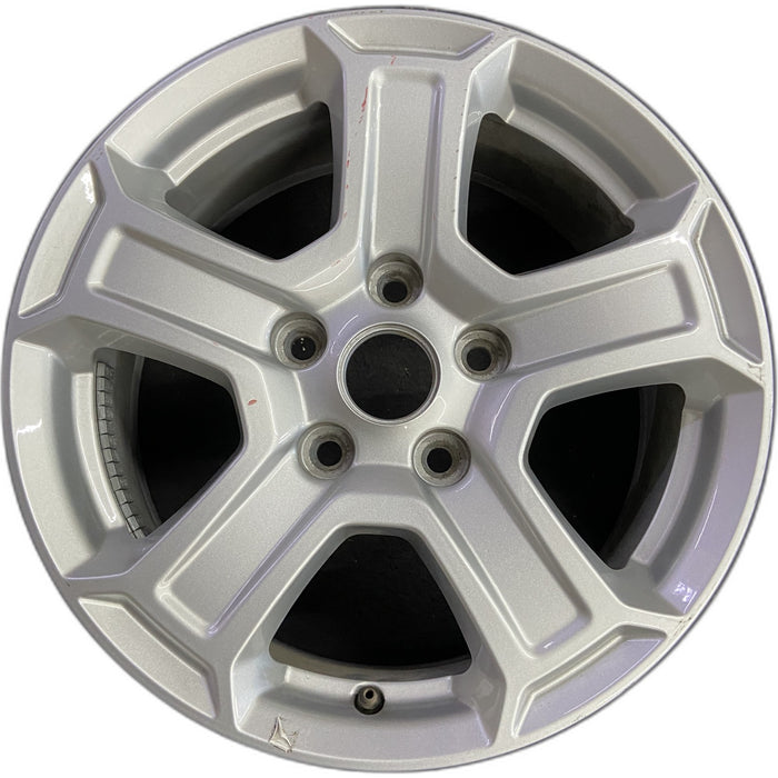 17" WRANGLER 18 VIN X , 17x7.5, , aluminum, straight spoke, w/recessed outer - Front View