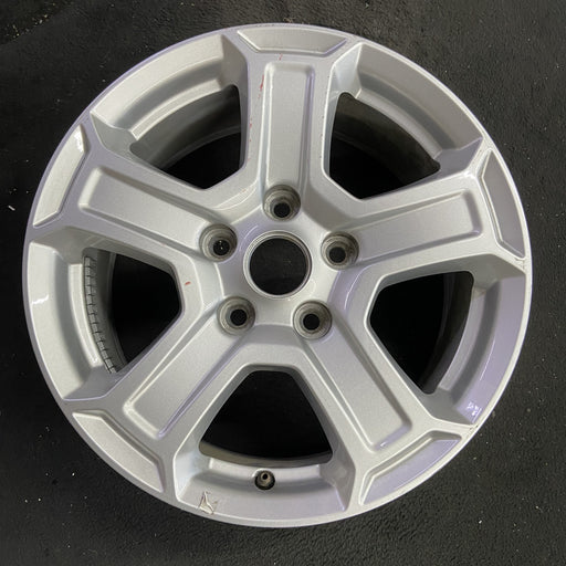 17" WRANGLER 18 VIN X , 17x7.5, , aluminum, straight spoke, w/recessed outer - Angle View
