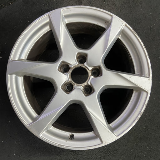 17" AUDI A4 09-11 17x7.5 , 6 spoke Original OEM Wheel Rim - Angle View