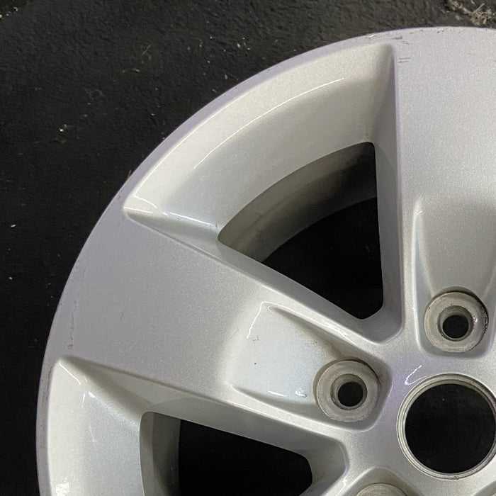 17" DODGE 1500 PICKUP 13-14 17x7 aluminum 5 spoke silver opt WFE Original OEM - Side Profile
