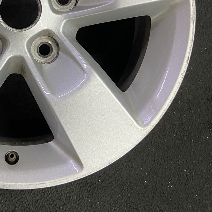 17" DODGE 1500 PICKUP 13-14 17x7 aluminum 5 spoke silver opt WFE Original OEM - Back View