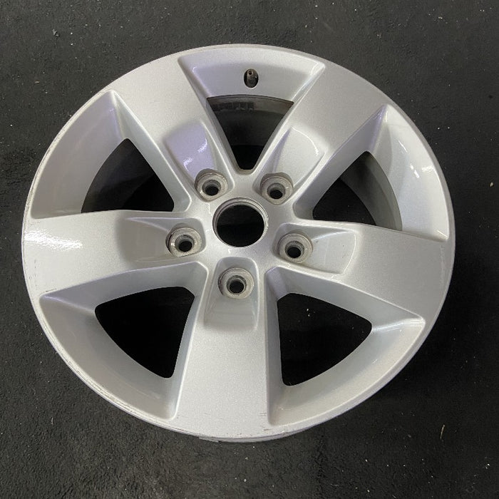 17" DODGE 1500 PICKUP 13-14 17x7 aluminum 5 spoke silver opt WFE Original OEM - View 8