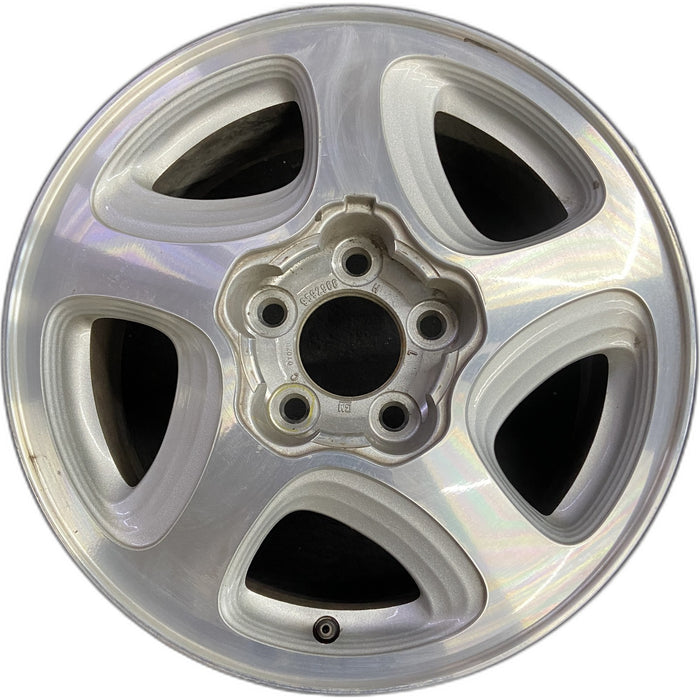 16" MONTE CARLO 00 16x6.5, aluminum, 5 slot Original OEM Wheel Rim - Front View