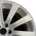 17" IMPREZA 08-11 17x7 alloy 10 spoke silver Original OEM Wheel Rim - Side Profile