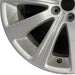 17" IMPREZA 08-11 17x7 alloy 10 spoke silver Original OEM Wheel Rim - Back View