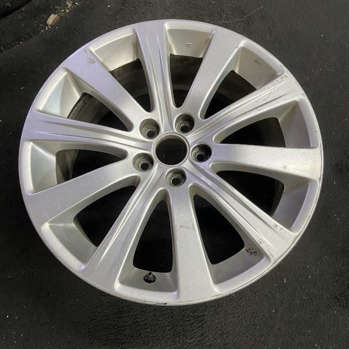 17" IMPREZA 08-11 17x7 alloy 10 spoke silver Original OEM Wheel Rim - View 7