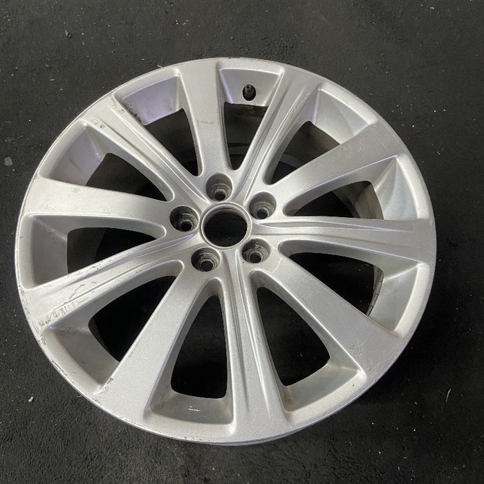 17" IMPREZA 08-11 17x7 alloy 10 spoke silver Original OEM Wheel Rim - View 8