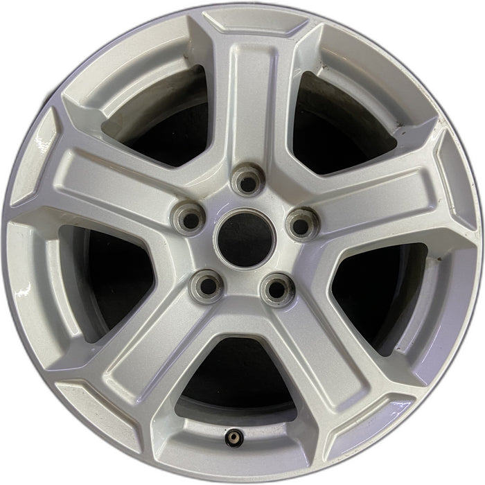 17" WRANGLER 18 VIN X , 17x7.5, , aluminum, straight spoke, w/recessed outer - Front View