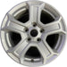 17" WRANGLER 18 VIN X , 17x7.5, , aluminum, straight spoke, w/recessed outer - Front View