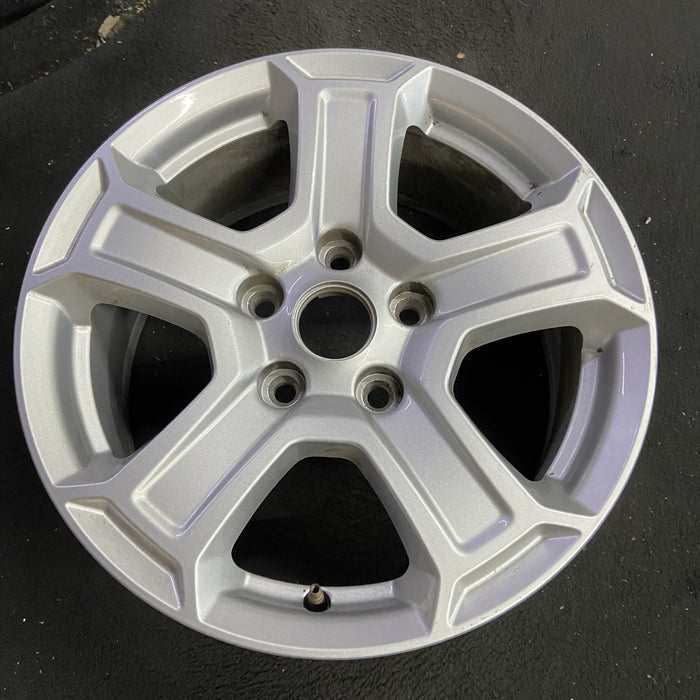 17" WRANGLER 18 VIN X , 17x7.5, , aluminum, straight spoke, w/recessed outer - Side Profile
