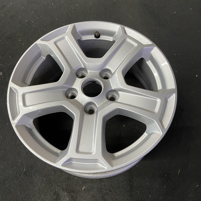 17" WRANGLER 18 VIN X , 17x7.5, , aluminum, straight spoke, w/recessed outer - Close-Up Detail