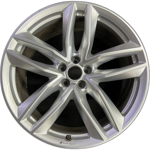 21" AUDI Q7 17-18 21x9.5 , Original OEM Wheel Rim - Front View