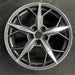 19" CORVETTE 20-22 frt 19x8.5 5 triple spoke gray opt Q8T Original OEM Wheel Rim - Front View