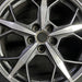19" CORVETTE 20-22 frt 19x8.5 5 triple spoke gray opt Q8T Original OEM Wheel Rim - Angle View