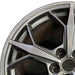 20" CORVETTE 20-22 rear 20x11 5 triple spoke gray opt Q8T Original OEM Wheel Rim - Angle View