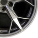 20" CORVETTE 20-22 rear 20x11 5 triple spoke gray opt Q8T Original OEM Wheel Rim - Close-Up Detail