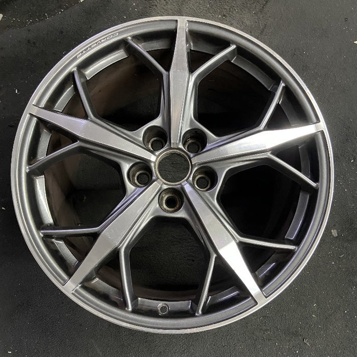 20" CORVETTE 20-22 rear 20x11 5 triple spoke gray opt Q8T Original OEM Wheel Rim - Additional View