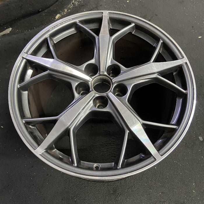 20" CORVETTE 20-22 rear 20x11 5 triple spoke gray opt Q8T Original OEM Wheel Rim - View 7