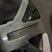 20" CORVETTE 20-22 rear, , 5 triple spoke, gray Original OEM Wheel Rim - Back View