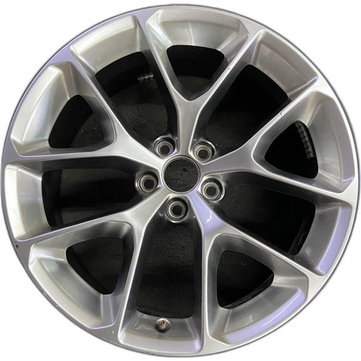 20" CHALLENGER 19-20 20x8 , , Y spoke, , silver Original OEM Wheel Rim - Front View