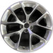 20" CHALLENGER 19-20 20x8 , , Y spoke, , silver Original OEM Wheel Rim - Front View
