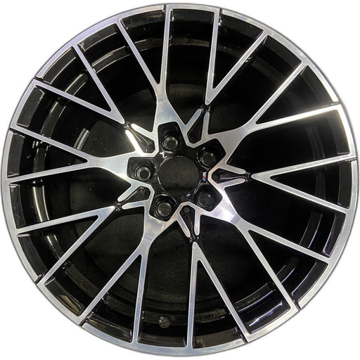 19" BMW M2 19-20 19x10 , 20 spoke, silver spoke face Original OEM Wheel Rim - Front View