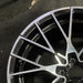 19" BMW M2 19-20 19x10 alloy 20 spoke silver spoke face Original OEM Wheel Rim - Side Profile