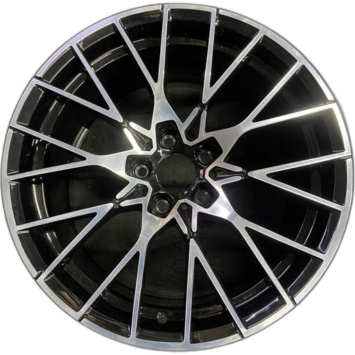 19" BMW M2 19-20 19x10 alloy 20 spoke silver spoke face Original OEM Wheel Rim - Front View