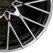 19" BMW M2 19-20 19x10 alloy 20 spoke silver spoke face Original OEM Wheel Rim - Close-Up Detail