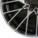 19" BMW M2 19-20 19x10 alloy 20 spoke silver spoke face Original OEM Wheel Rim - Back View