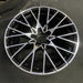 19" BMW M2 19-20 19x10 , 20 spoke, silver spoke face Original OEM Wheel Rim - Side Profile