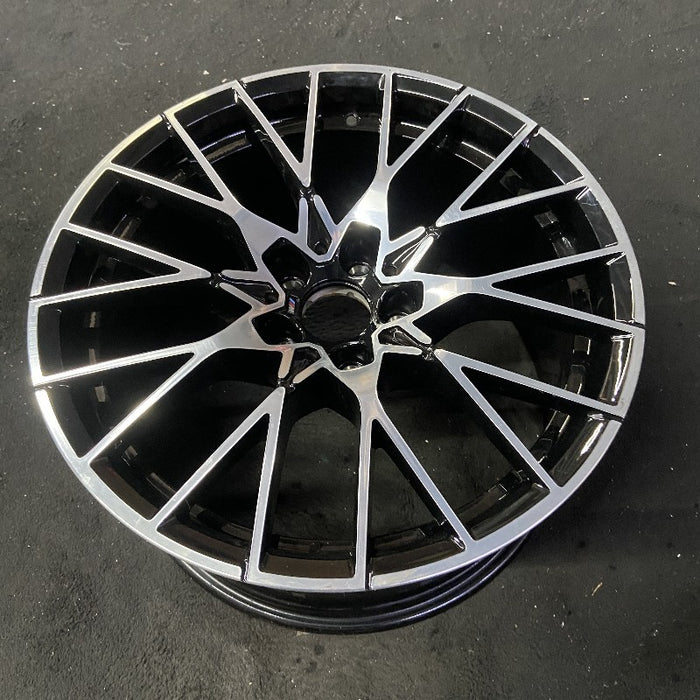 19" BMW M2 19-20 19x10 alloy 20 spoke silver spoke face Original OEM Wheel Rim - View 8