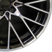 19" BMW M2 19-20 19x9 alloy 20 spoke silver spoke face Original OEM Wheel Rim - Close-Up Detail