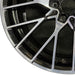 19" BMW M2 19-20 19x9 alloy 20 spoke silver spoke face Original OEM Wheel Rim - Back View