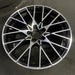 19" BMW M2 19-20 19x9 , 20 spoke, silver spoke face Original OEM Wheel Rim - Side Profile
