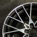 19" BMW M2 19-20 19x9 alloy 20 spoke silver spoke face Original OEM Wheel Rim - Side Profile