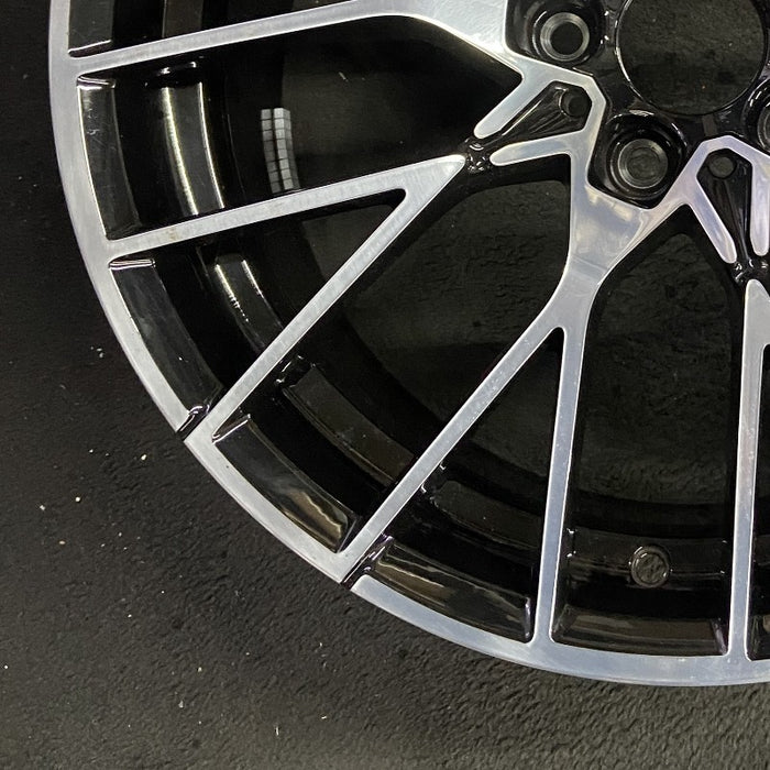 19" BMW M2 19-20 19x9 alloy 20 spoke silver spoke face Original OEM Wheel Rim - Additional View