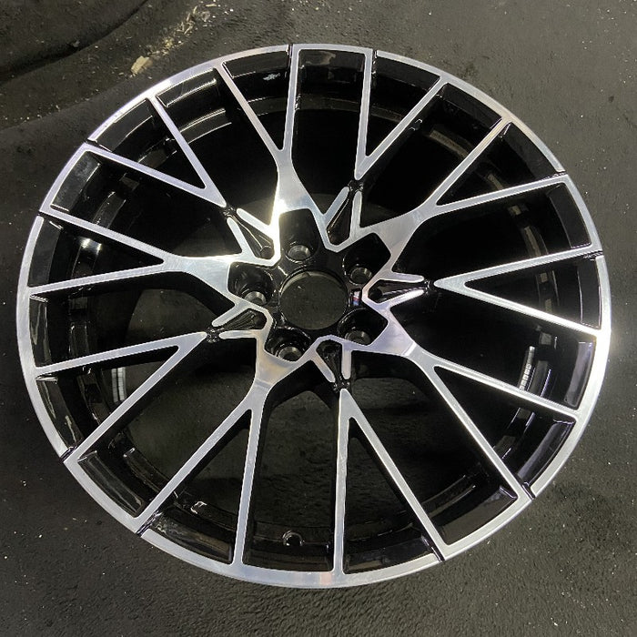 19" BMW M2 19-20 19x9 alloy 20 spoke silver spoke face Original OEM Wheel Rim - View 7