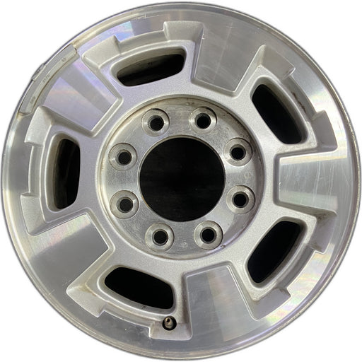 17" SIERRA 2500 PICKUP 11-13 17x7.5, aluminum Original OEM Wheel Rim - Front View