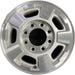 17" SIERRA 2500 PICKUP 11-13 17x7.5, aluminum Original OEM Wheel Rim - Front View